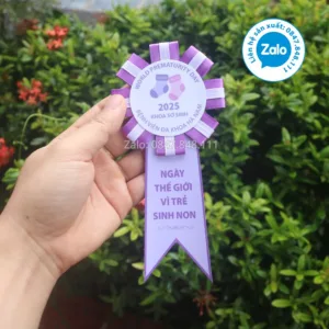 Hoa Cài Áo Đuôi Hoa Giấy – Hoa Cần Ngay Hoả Tốc: Giải Pháp Sự Kiện Cấp Bách - Xưởng sản xuất hoa cài áo đại biểu