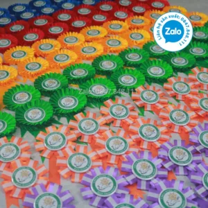 Hoa cài áo Sự kiện Chùa Dược Sư - Xưởng sản xuất hoa cài áo đại biểu